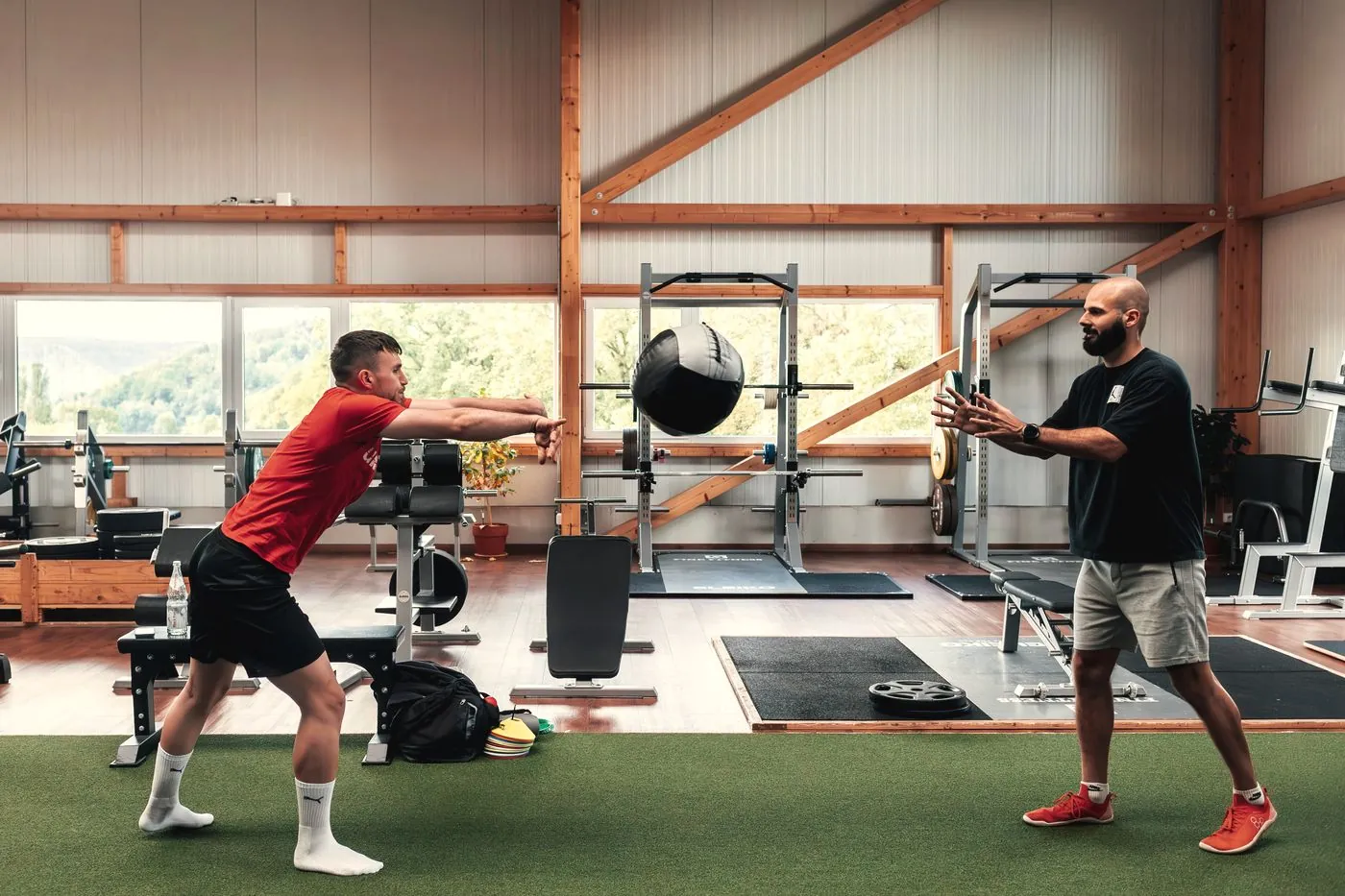 Explosivkrafttraining mit Medizinball